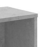 Bookcase Concrete Grey 50x25x105 cm Engineered Wood 852792