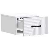 Wall-Mounted Bedside Cabinet 2 pcs White 34.5 x 33 x 20 cm 898596