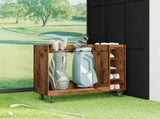 Golf Cabinet with Wheel Plain Old Wood 120 x 45 x 98 cm 899477