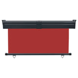 ZNTS Balcony Side Awning 145x250 cm Red 48427