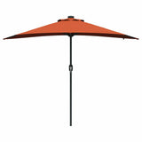 Garden Parasol Terracotta 294 x 150 x 223 cm 42003264