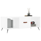 Coffee Table White 102x50x40 cm Engineered Wood 829268