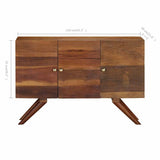 Sideboard Brown Solid Reclaimed Wood 110x30x75 cm 246674