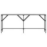 Console Table Grey Sonoma 180x29x75 cm Engineered Wood 837765