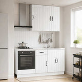 Kitchen Unit LUCCA 5 pcs High Gloss White Engineered Wood 3438259