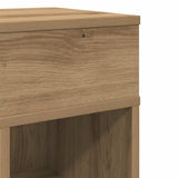 Bedside Cabinets 2 pcs with Drawer Artisan Oak 25x31x66 cm 858631