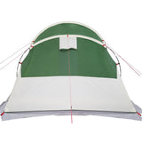 Camping Tent Tunnel 4-Person Green Waterproof 94631