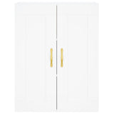 Highboard White 69.5x34x180 cm Engineered Wood 3199793