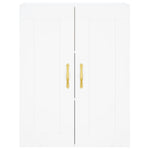 Highboard White 69.5x34x180 cm Engineered Wood 3199985