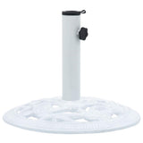 Umbrella Base White 9 kg 40 cm Cast Iron 47864