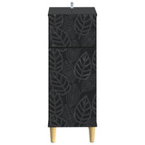 Bathroom Storage Cainet DELFT Black 30 x 31 x 80 cm 897046