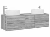 Bathroom Furniture Set 3 pcs Grey Sonoma 49.5 x 44.5 x 66 cm 3405936