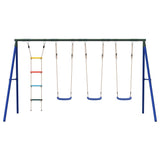 Outdoor Swing Set with Swings and Ladder 3283609
