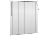 Venetian Blind Dark Brown with Pattern 213 x 130 cm 25 mm PVC 42003806