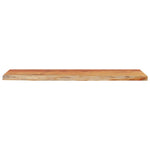 Wall Shelf 120x30x3.8 cm Rectangular Solid Wood Acacia Live Edge 370290