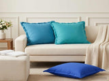 Cushion with Pillow HOUTEN 6 pcs Light Blue Polyester 934838