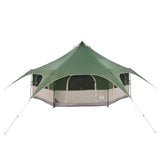 Family Tent Green 10-Person 185T Polyester with PU Coating 42017391
