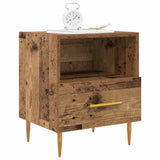 Bedside Table 2 pcs Old Wood 40 x 35 x 47.5 cm Engineered Wood 884068