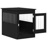 Dog Crate Furniture Black Oak 55x80x68 cm Engineered Wood 862176