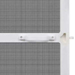 White Hinged Insect Screen for Doors 120 x 240 cm 141565