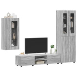 TV Cabinet Set FLORIN 3 pcs Grey Sonoma Engineered Wood 3397970
