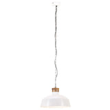 Industrial Hanging Lamp 58 cm White E27 320832