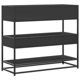 Console Table Black 90x35x80 cm Engineered Wood 849179