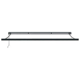 Retractable Awning Manual Red 400 x 300 cm Fabric, Metal 3330700