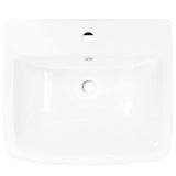 Basin White 53 x 44 x 37 cm Glazed Ceramic 143015