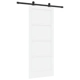 Sliding Door ORKDAL White 83 x 202 cm Solid Pine Wood 3445488