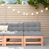 Garden Middle Sofas 2 pcs Solid Wood Douglas 825644