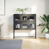 Sideboard Black 100.5x39x107 cm Cold-rolled Steel 853422