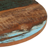 Round Table Top 70 cm 25-27 mm Solid Reclaimed Wood 286039