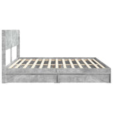 Bed Frame with Storage and Headboard 3 pcs Engineered Wood 3414356