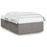 Bed Frame without Mattress Taupe 120x190 cm Small Double Fabric 3284719