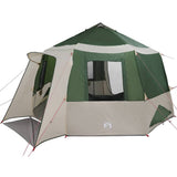 Cabin Tent 12-Person Green and White 405 x 405 x 273 cm 42001098