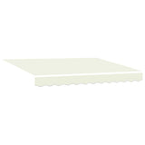 Retractable Awning Cream 300 x 200 cm Polyester and Aluminium 3329495