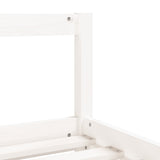 Kids Bed Frame with Drawers White 80x200 cm Solid Wood Pine 834406
