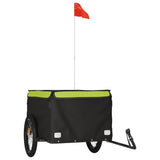 Bike Trailer Black and Green 45 kg Iron 94095