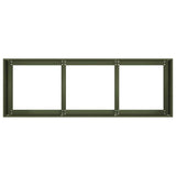 Planter Olive Green 120x40x40 cm Cold-rolled Steel 860678