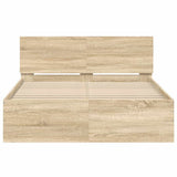Bed Frame Sonoma Oak Engineered wood Small Double Modern 3207513