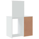 Dressing Table with LED Lights White 90x42x132.5 cm 834970