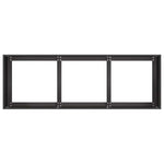 ZNTS Planter Black 120x40x40 cm Cold-rolled Steel 860675