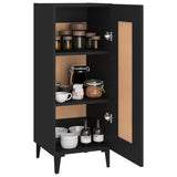 Sideboard Black 34.5x34x90 cm Engineered Wood 812421