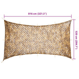 Camouflage Net with Storage Bag 816x520 cm Sand 4008265
