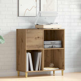 Record Cabinet Artisan Oak 84.5x38x89 cm Engineered Wood 857172