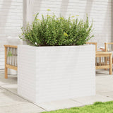 Garden Planter White 90x60x68.5 cm Solid Wood Pine 3282500