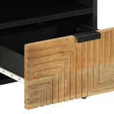 Bedside Cabinet Brown 40x33x46 cm Solid Wood Mango 4017726