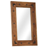 Mirror Solid Acacia Wood 50x80 cm 246308