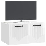 Wall-Mounted TV Cabinet High Gloss White 59.5 x 41 x 30 cm 899019